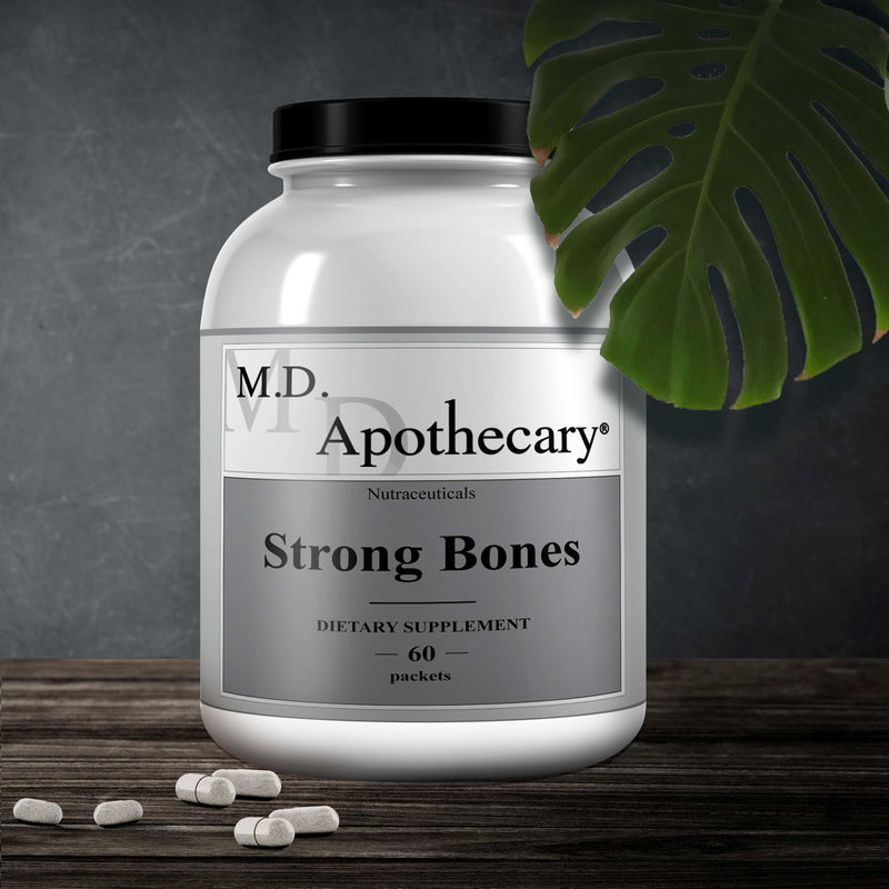 Strong Bones Calcium and strontium supplement to increase bone density $109 M.D. Apothecary Bone and Joint health