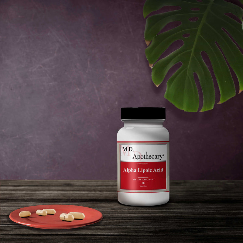 Alpha lipoic Acid natural supplement to help with neurovascular health and heart health